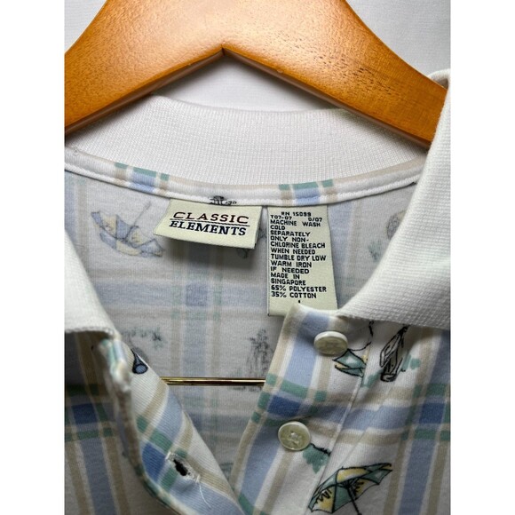 Classic Elements Golf Print Polo Men's Size Large‎ - Picture 2 of 6